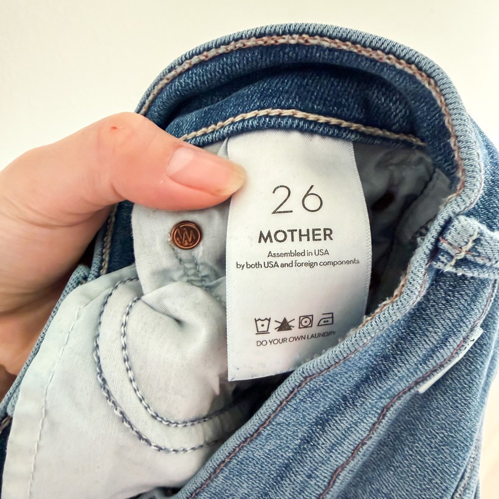Mother Jeans Bootcut 70s The Weekender Fray in A Groovy Kind Of Love 26 - Picture 7 of 10